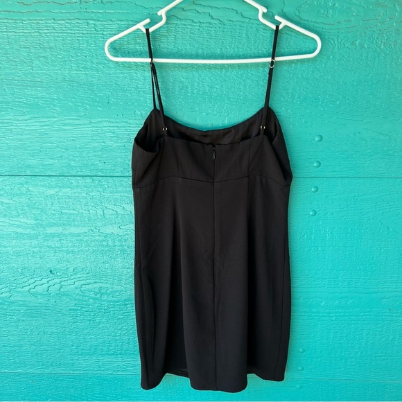 Lovers + Friends Black Cut-Out Enzo Adjustable Strap Lined Mini Dress SIZE MED - Picture 8 of 8